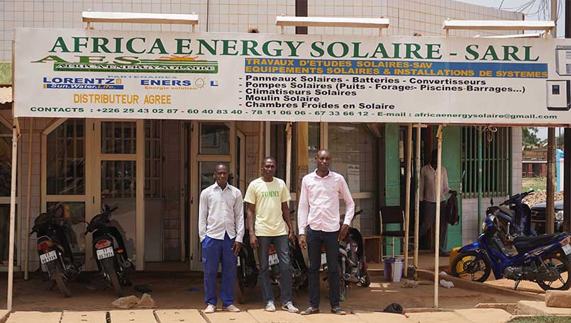 Les fondateurs d'Africa Energy Solaire
