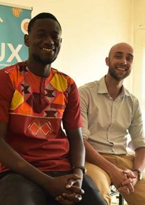 Daniel Locko et Yann Le Beux, co-fondateurs de YUX Dakar
